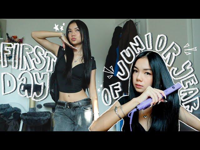 FIRST DAY OF SCHOOL GRWM (JUNIOR YEAR) | steffie