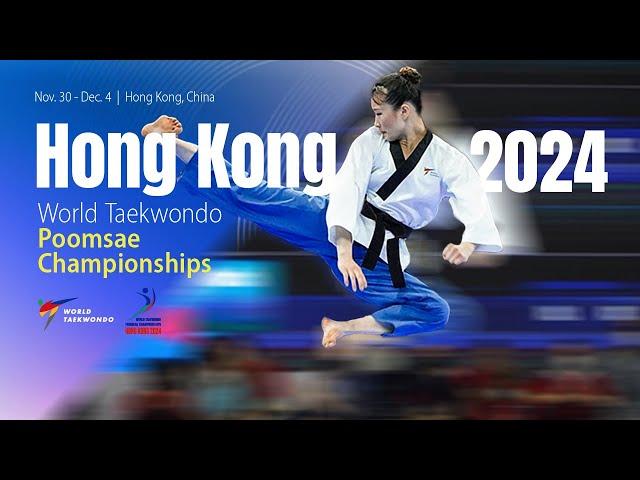 Day 1 Afternoon Court 4 | Hong Kong 2024 World Taekwondo Poomsae Championships