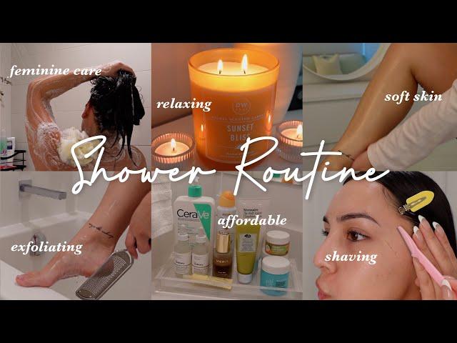 RELAXING SHOWER ROUTINE 2023 SUMMER SELF CARE Soft Skin, Feminine & Body Care, Exfoliate MOTIVATION