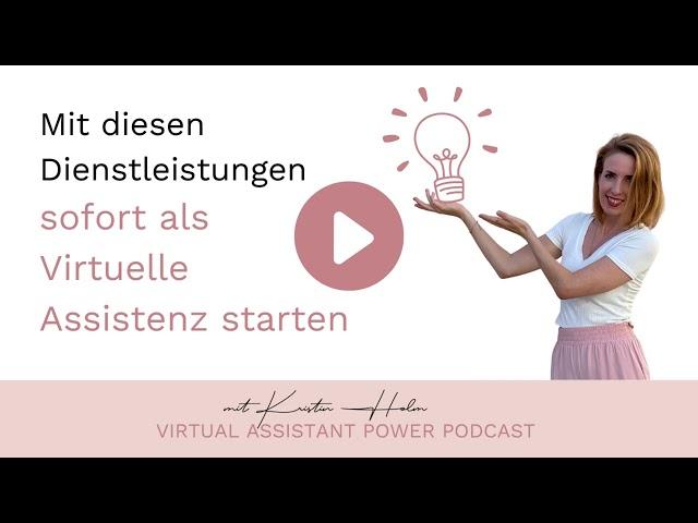 Mit diesen Dienstleistungen kannst du sofort als Virtuelle Assistenz starten