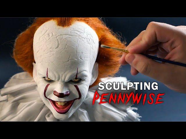 Pennywise Sculpture Timelapse - IT Chapters 1 + 2