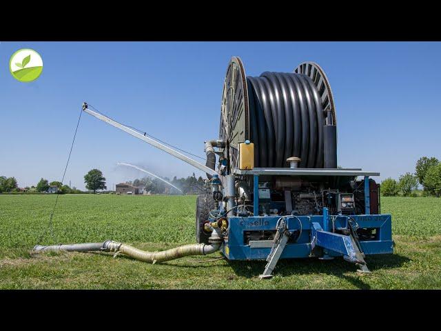 Tractor Vlog EP 43 - IN CAMPO CON L'IRRIGATORE CASELLA HYDRO JET 150! Irrigazione Grano 2020