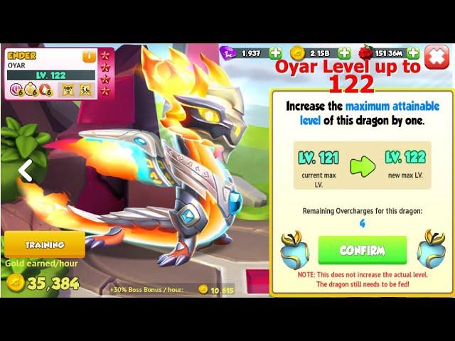 Oyar Dragon Level up to 122-Dragon Mania Legends | Ancient Oyar Dragon | DML