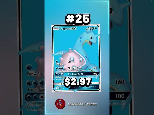 Top 30 Lapras Pokemon Cards #shorts #lapras