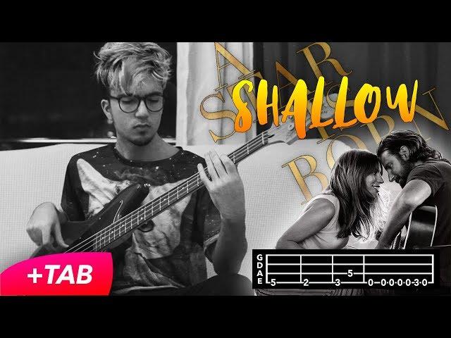 Shallow - Lady Gaga, Bradley Cooper (Bass Cover with TAB in Video)