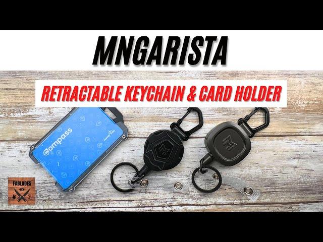 Mngarista Retractable Keychain & Card Holder. Fablades Full Review