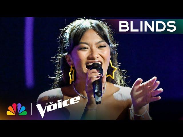 Kay Sibal Stuns the Coaches with Her Version of "From The Start" | The Voice Blind Auditions | NBC