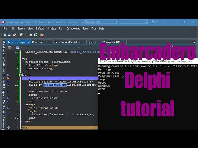 Embarcadero Delphi tutorial - July 2022 - 6e0accc9