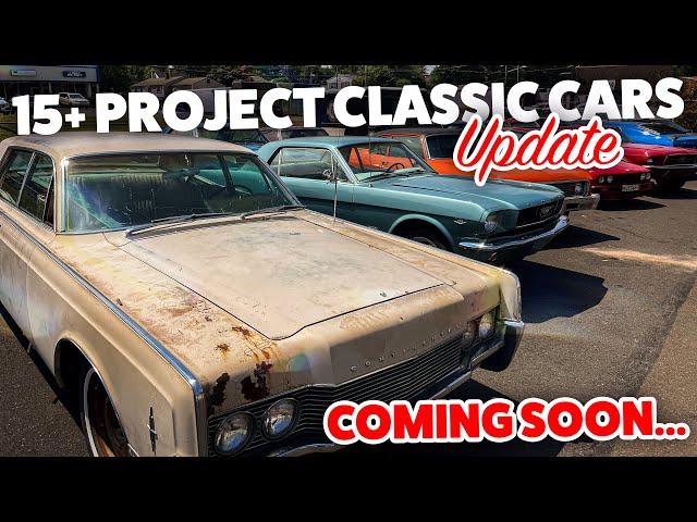 MUST WATCH: UPDATE ON ALL OF OUR PROJECT CLASSIC CARS COMING SOON TO OUR INVENTORY!