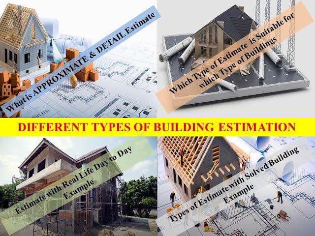 Different Types of Estimate With Real Life Example // Approximate Estimate & Detail Estimate