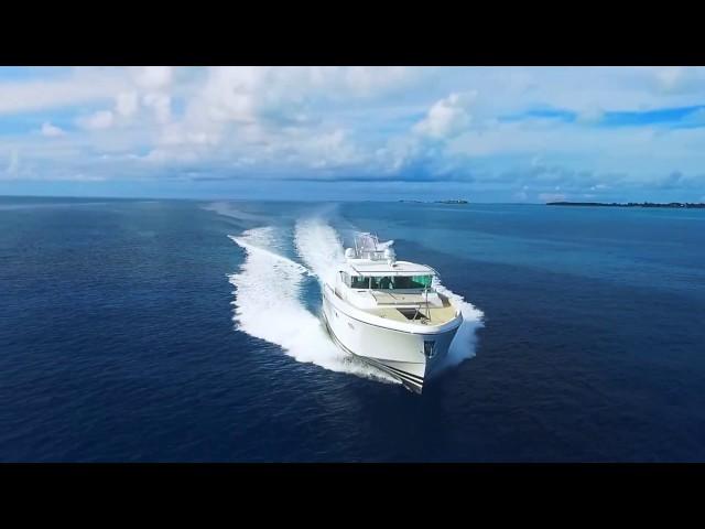 Delta 54' Carbon Cruiser on the Blue Water