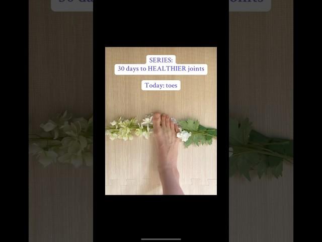 30 Days To Healthier Joints series.