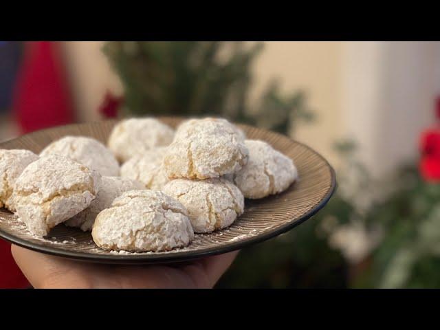 Bademli bir italyan kurabiyesi Amaretti 