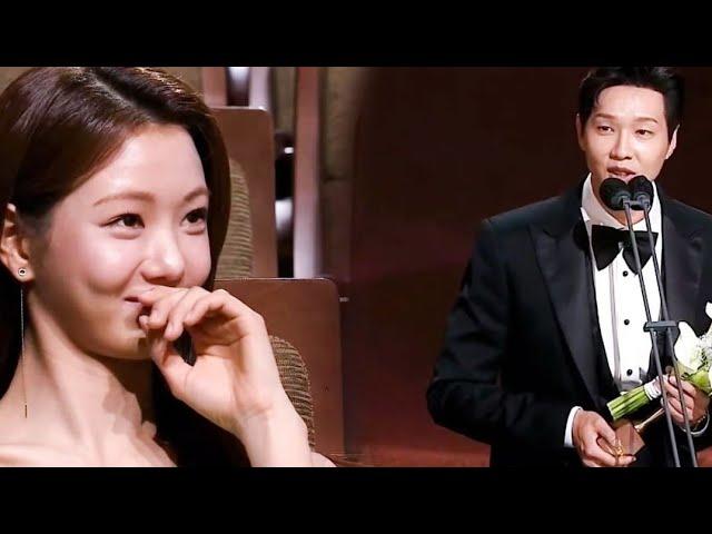 Ji Hyun Woo & Lee Se Hee Sweet Moments (KBS Drama Awards 2021)