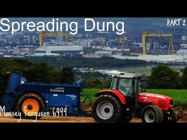 Dung Spreading (part 2) with Massey Ferguson 6499