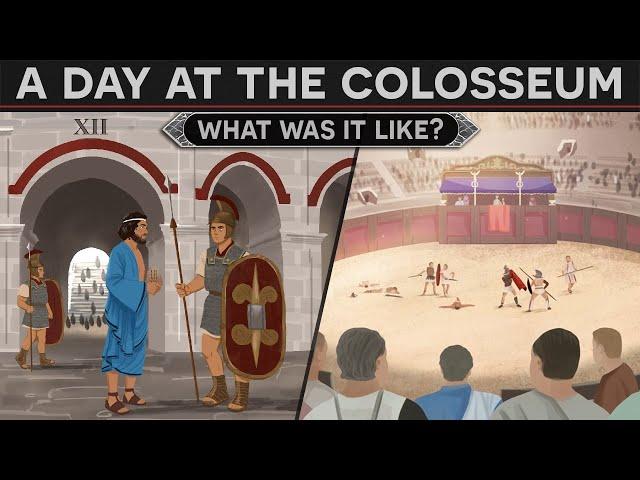 What was a day at the Roman Colosseum like? - From Tickets to T-Shirt Catapults DOCUMENTARY