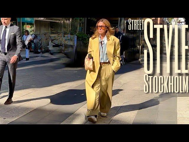 Beautiful Stockholm Street Fashion| September Swedish Street Style | Autumn Fashion Trends 2024