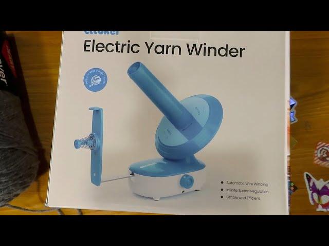 Unboxing And Review Of The Electric Yarn Winder By Etcokei