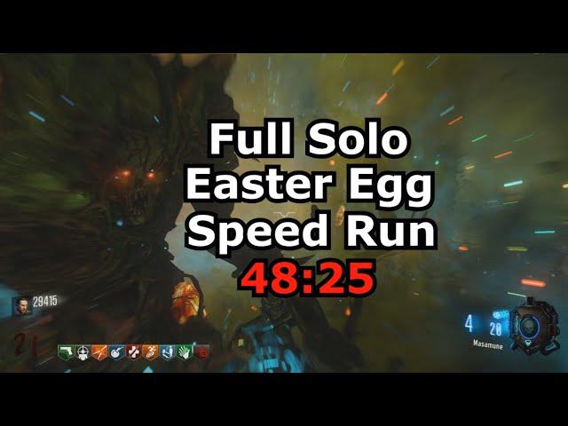 Zetsubou No Shima Full Solo Easter Egg Speed Run 48:25