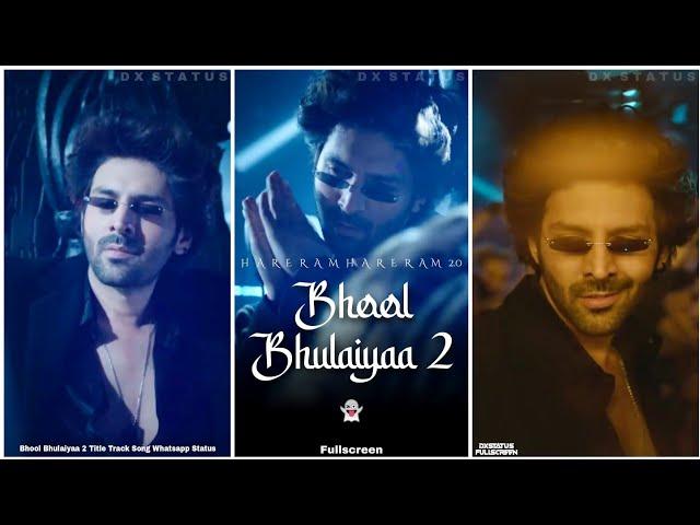 Bhool Bhulaiyaa 2 Title Track Songs Whatsapp Status |  Kartik Aaryan | Hare Ram Hare Ram 2.0 Status