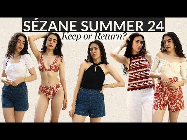 Sezane Try on Haul and Unboxing | Review: Keep or Return | Summer Collection 2024