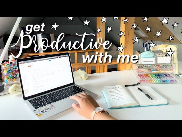 get productive with me: vlog