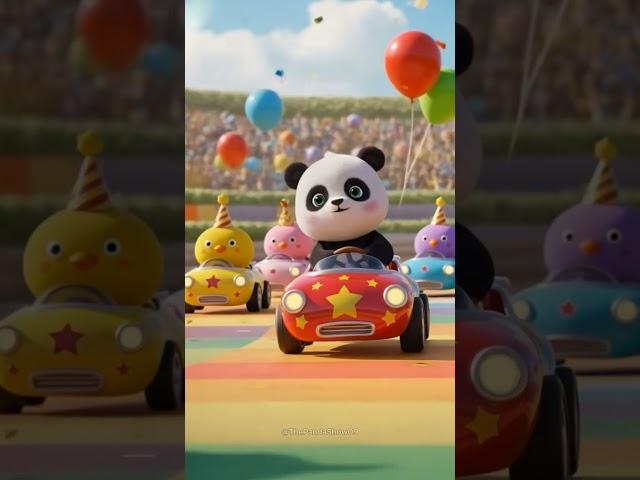 Panda zooming to Victory! #panda #fun #funny #animal #cartoon #animation #adventure #cute