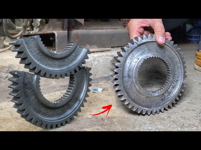 How CNC Master are Repair a Two Picess of Gear, Really Showen A Skills