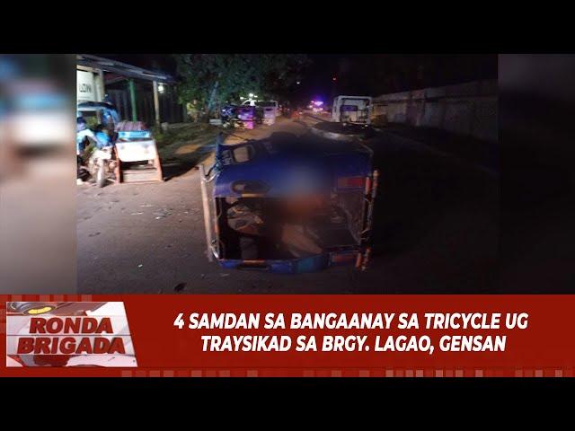 4 samdan sa bangaanay sa tricycle ug traysikad sa Brgy. Lagao, GenSan