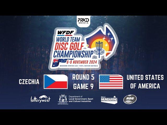 World Team Disc Golf Championships 2024 • CZE V USA • Round 5 Game 9