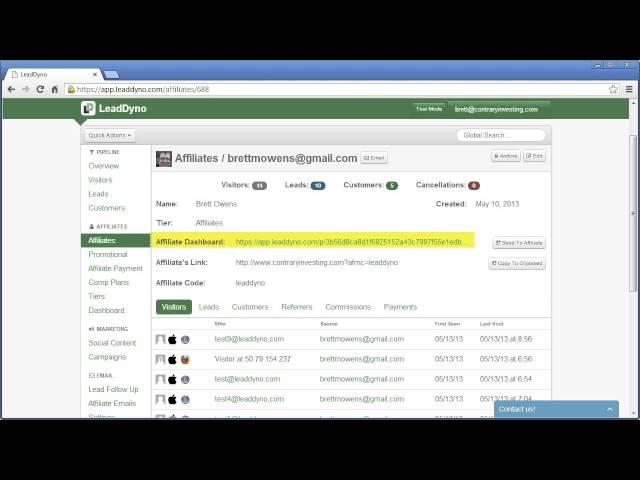 Affiliate Tracking Software in Minutes with LeadDyno