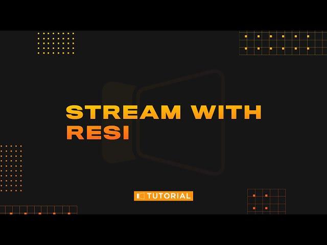 Streaming with Resi from ProPresenter: Setup Overview