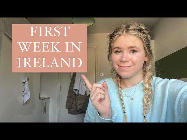 first week studying abroad in ireland !!