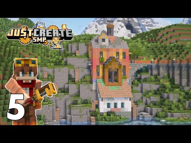 I Built a STARTER WORKSHOP in Minecraft Create Mod (#5)