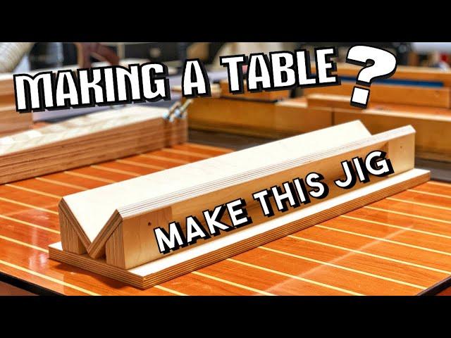 Woodworking Jig Every Maker should Make | Table Making Project | A Glimpse Inside How To