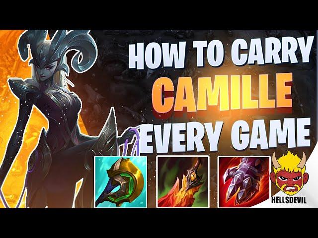 WILD RIFT | How To Carry EVERY GAME With Camille | Challenger Camille Gameplay | Guide & Build