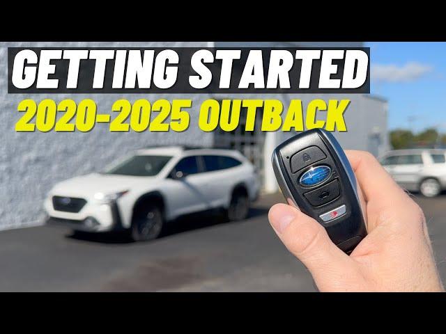 Subaru Outback How To: 2020-2025 models