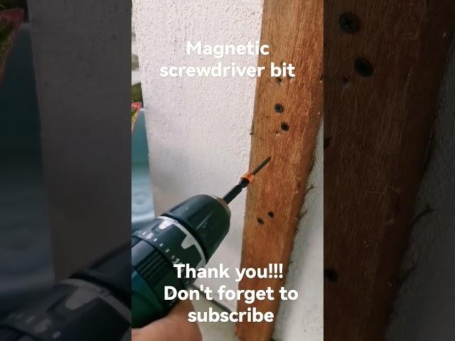 how to use magnetic screwdriver bit