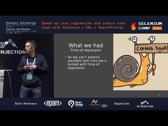 Speed up regression load with Selenoid + K8s (Myroslav Seliverstov/Danylo Kuvshynov, Ukraine) [RU]