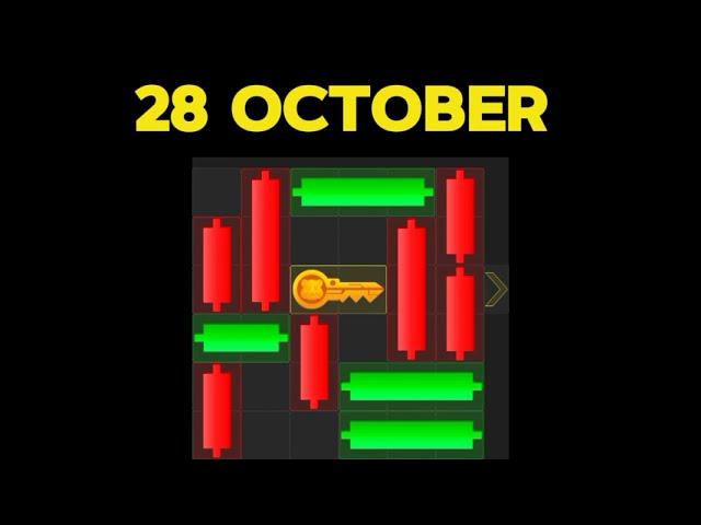 Hamster Kombat Mini Game October 28 Puzzle Solved Today