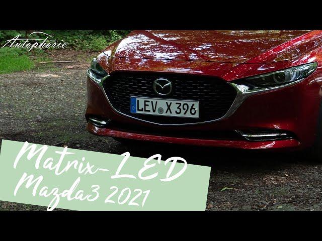 2021 Mazda3 Selection: Matrix-LED-Lichtsystem (Design-Paket) Test [4K] - Autophorie Extra