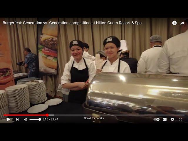 Burgerfest: Generation vs. Generation competition at Hilton Guam Resort & Spa