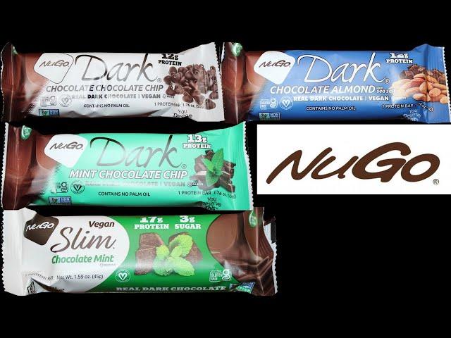 NuGo Protein Bars: Chocolate Chocolate Chip, Chocolate Almond, Mint Chocolate & Slim Chocolate Mint