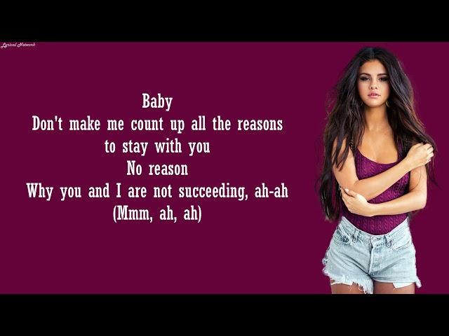 Selena Gomez - Rare (Sad Version) | Lyrics