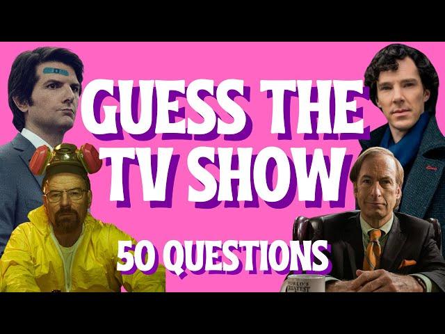 Guess the TV Show Picture Quiz | Test Your Knowledge (50 Questions)