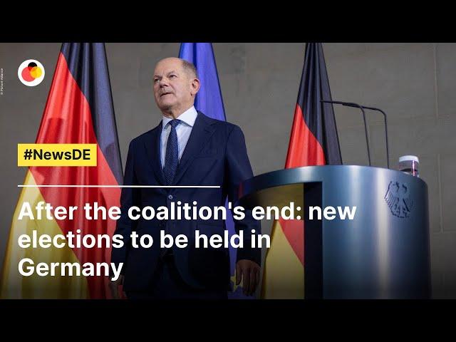 After the coalition's end: new elections to be held in Germany | #NewsDE