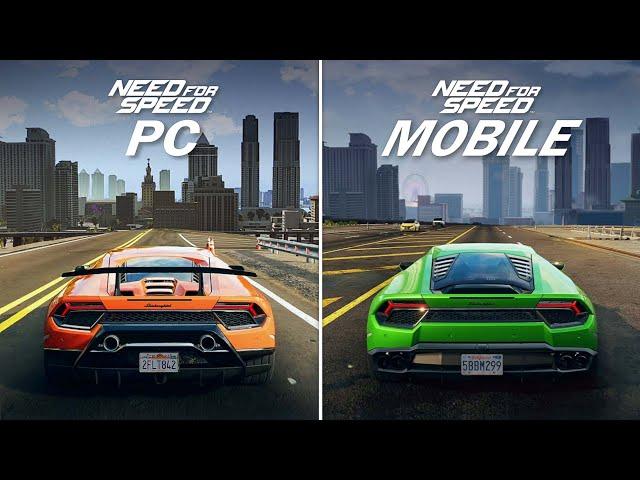 Need for Speed Mobile VS PC (Heat) Comparison