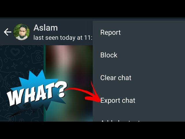 How To Export Your WhatsApp Chat Data And  Save | WhatsApp carefully |  @imrtrading