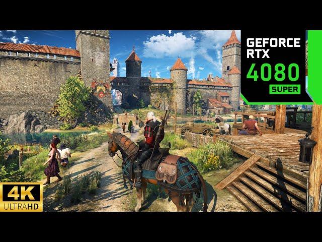 [4K] Witcher 3 Velen Looks Insane On Ultra Wide With Graphics MOD - RTX 4080 Super