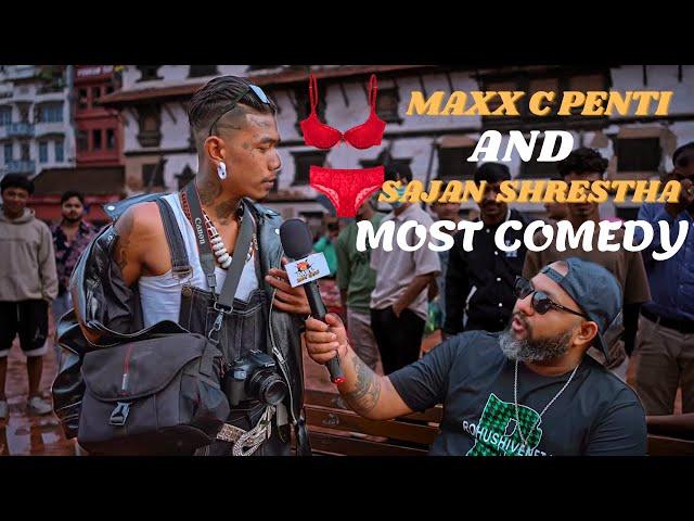 MAXX C.T Rapper || New Rapper From Nepal Comedy Videos  @sajanshresthaa